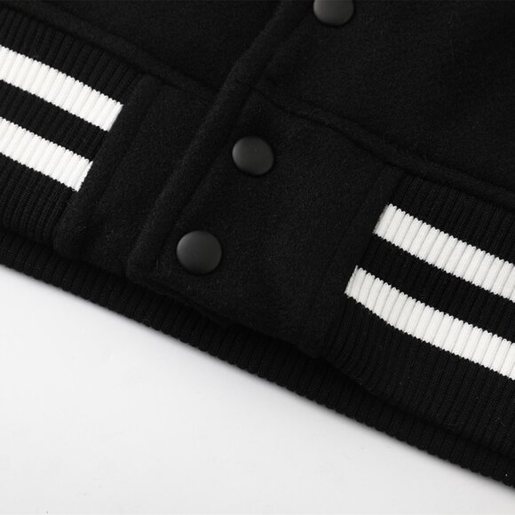 Undefeated Black Baseball Jacket - Picture 5 of 7